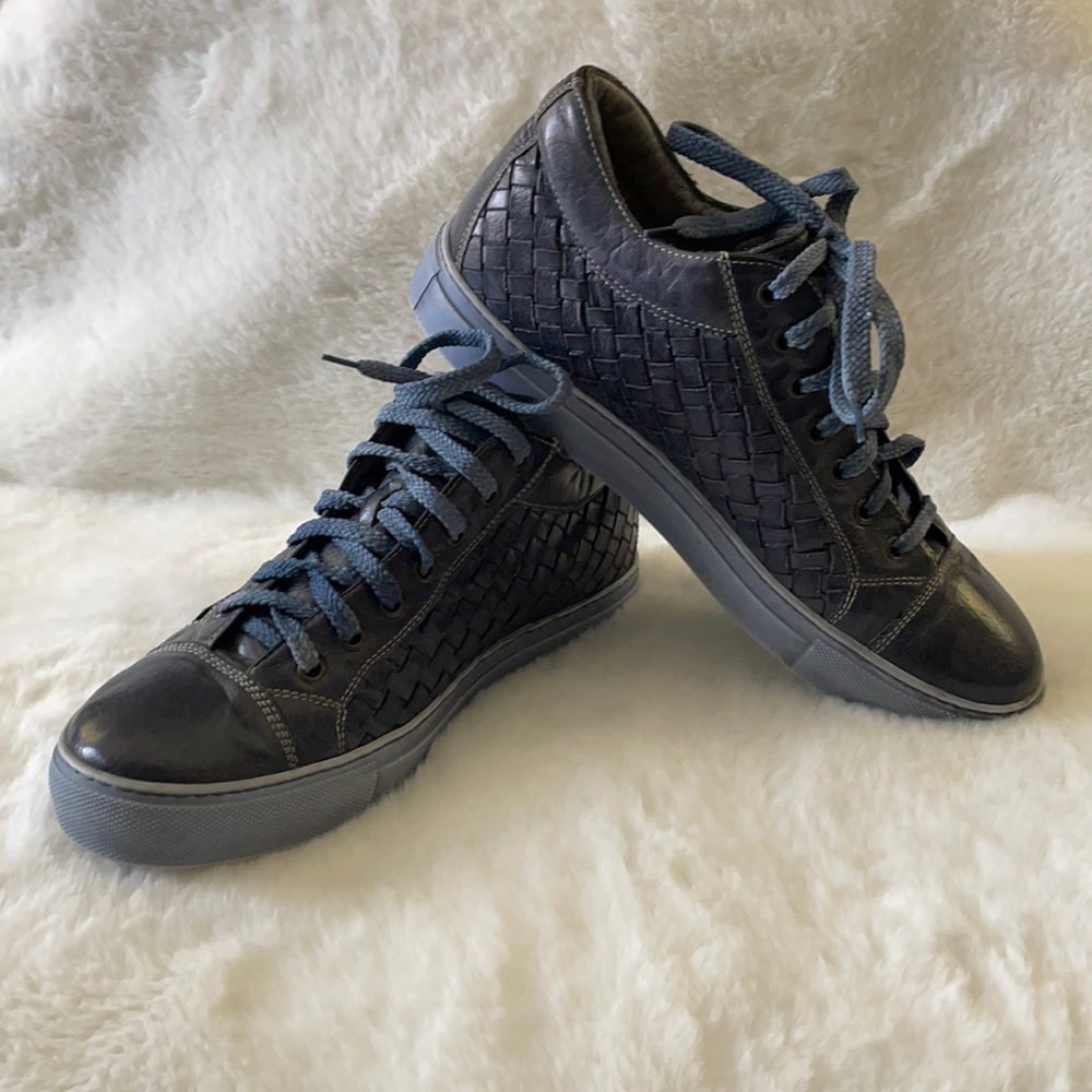 Rosso Fiorentino leather woven shoes 👞
